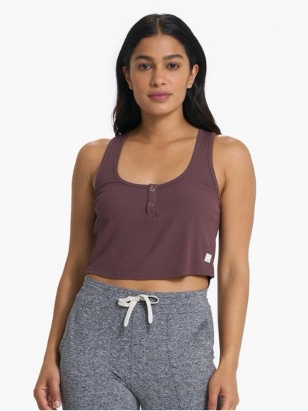 Vuori Cove Crop Tank Chestnut NWT Cropped Athletic Yoga Top Women’s Medium